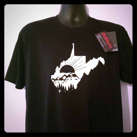 WEST VIRGINIA GRAPHIC TEE DRIFTERZ - Picture 1 of 2